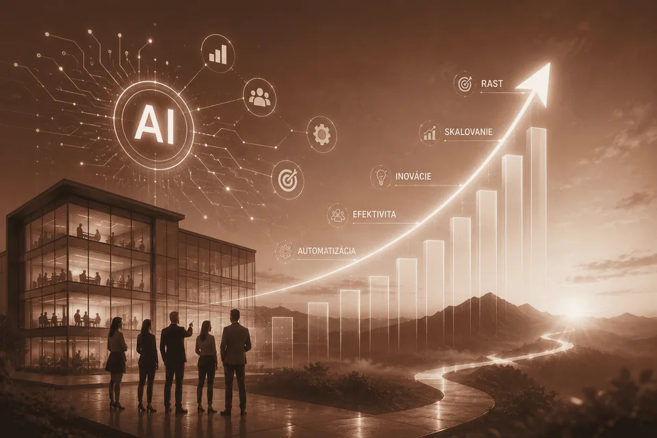 Company team tracking AI growth, automation and digital transformation