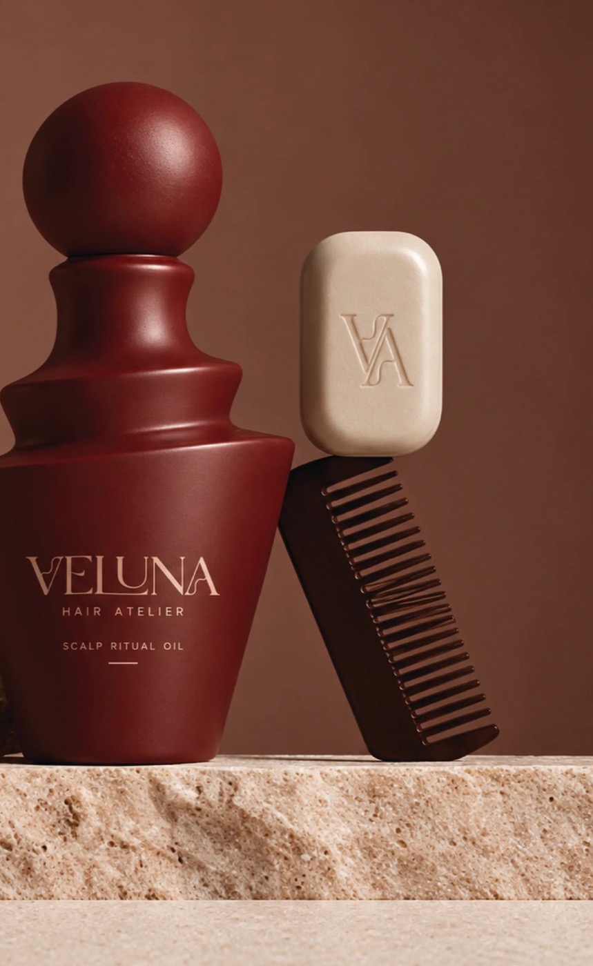 Produktová línia VELUNA Rituals na kamennom podstavci