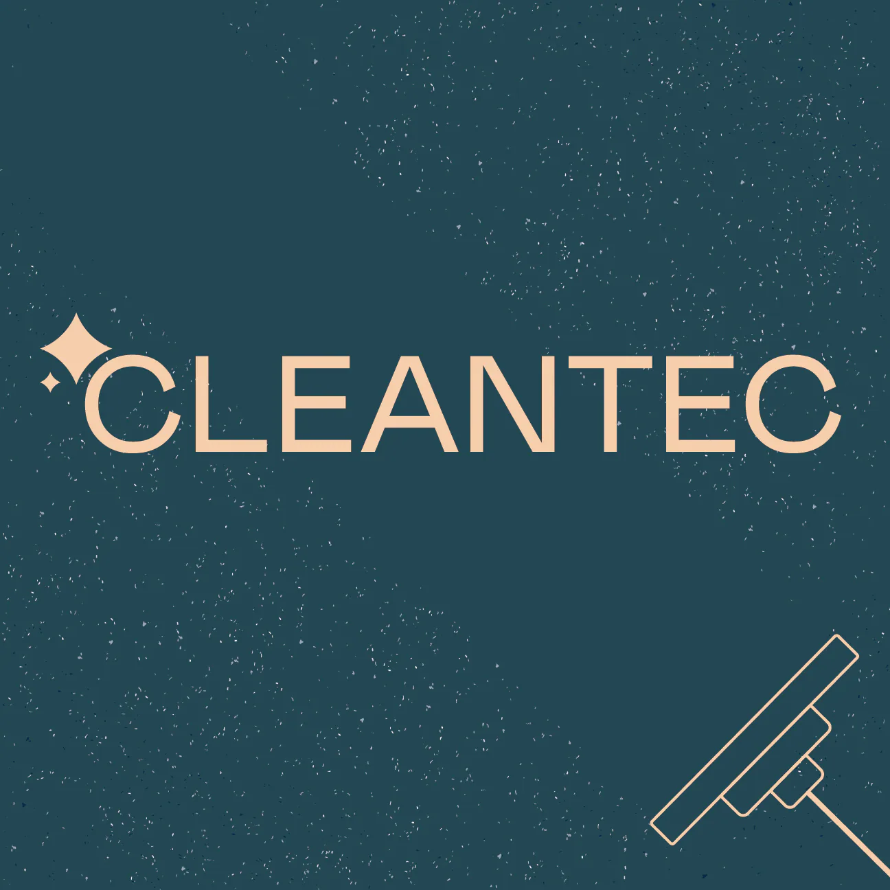 Logo CleanTec na tmavom pozadí