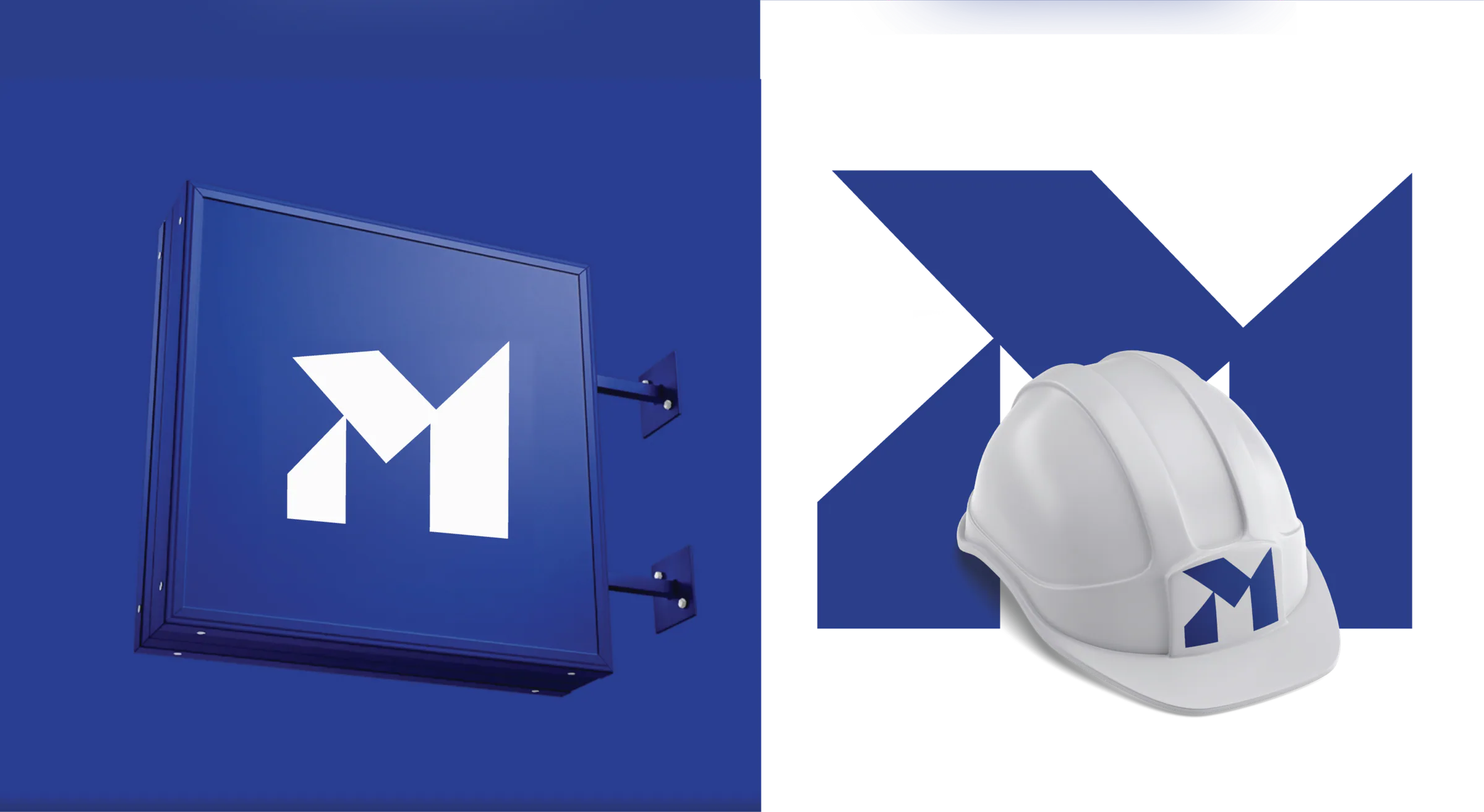 Logo Europe Mont a ochranná prilba v modrej