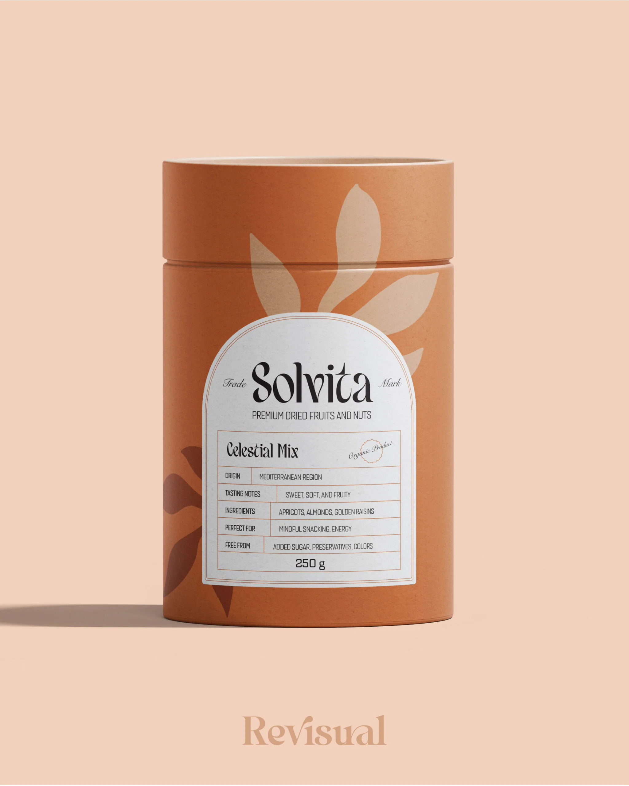 Oranžová dóza Solvita